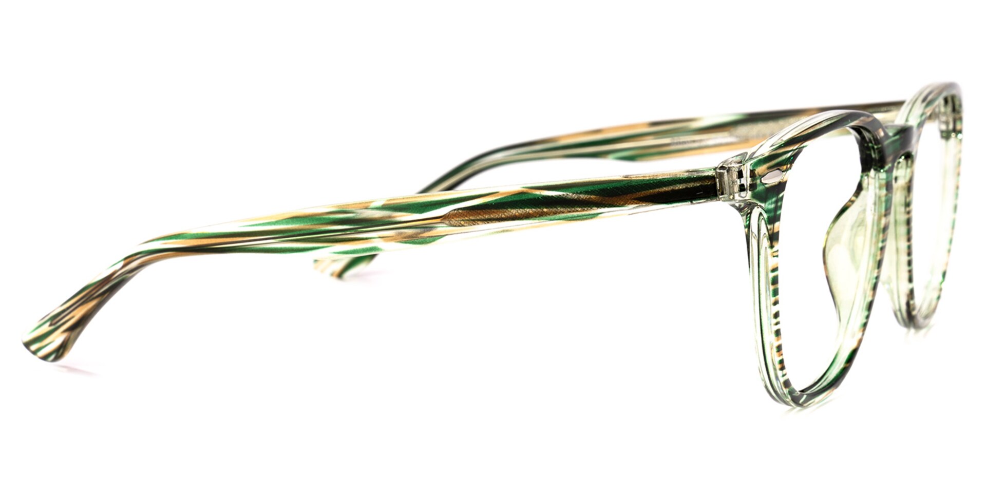 Powell Square Green Glasses | Zeelool Glasses2