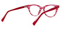 Fuentes Cateye Red Glasses3