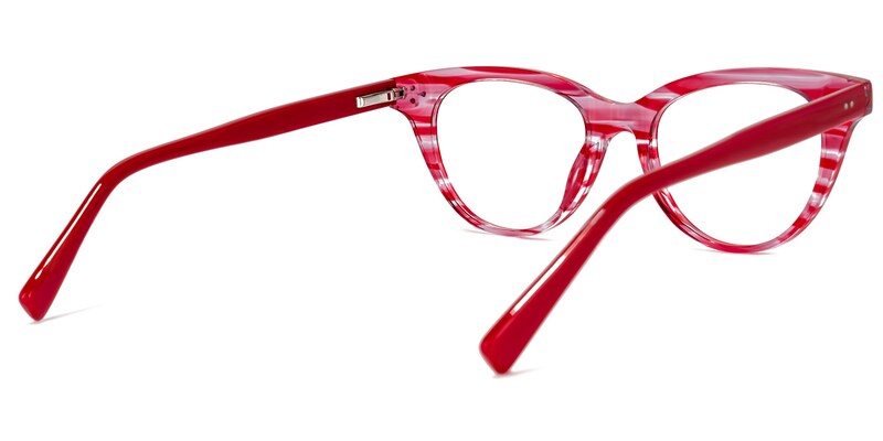 Fuentes Cateye Red Glasses | Zeelool Glasses3