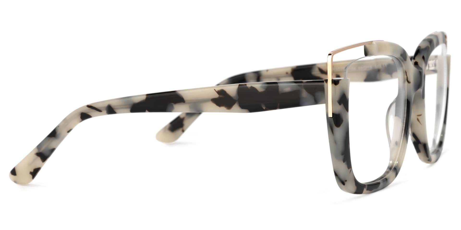 Dortch Square Light-Tortoise Frame Glasses | Zeelool2