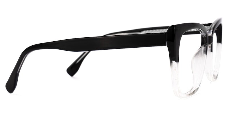 Baskin Square Black-Crystal Glasses | Zeelool Glasses2