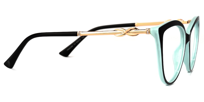 Omari Cateye Black Glasses | Zeelool Glasses2