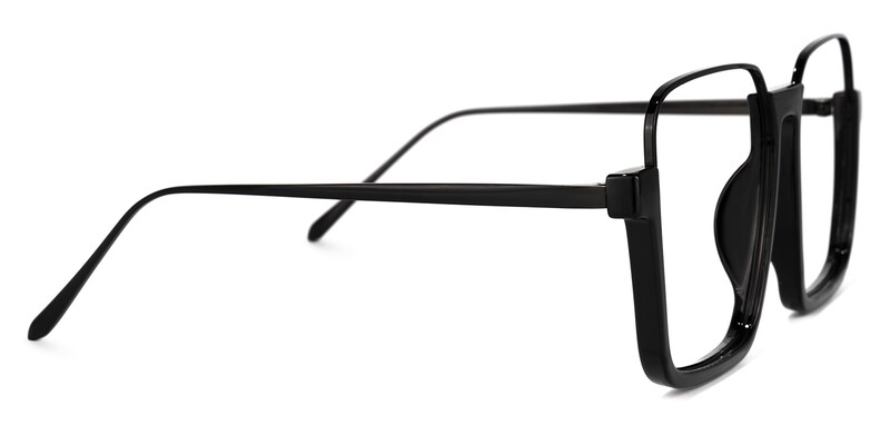 Velez Square Black Glasses | Zeelool Glasses2