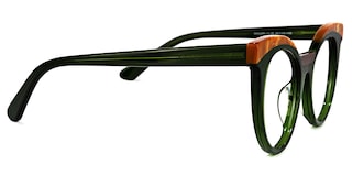 Lismary Cateye Green Glasses2