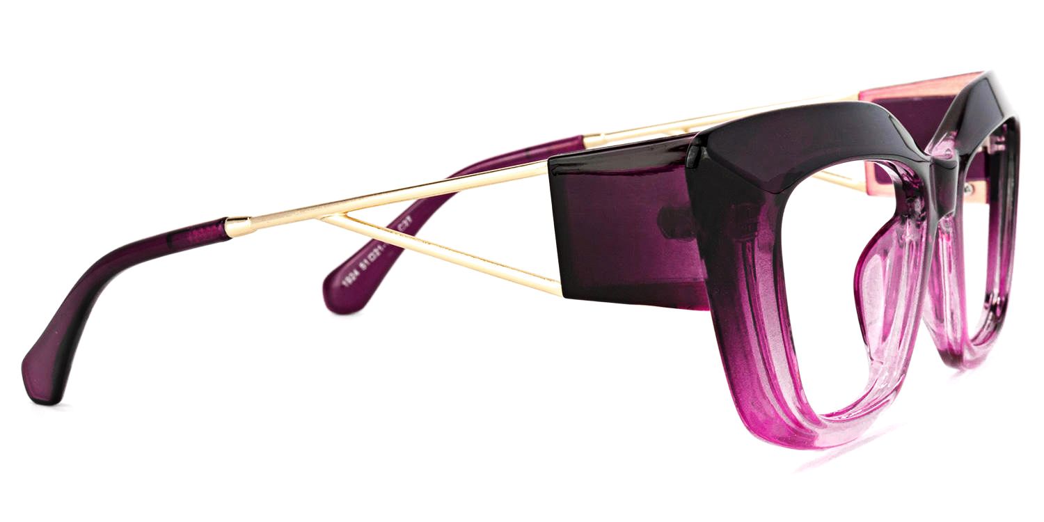 Ferrer Cateye Purple Glasses | Zeelool Glasses2