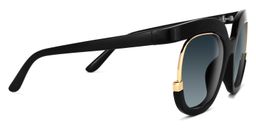Darice Round Black Sunglasses2