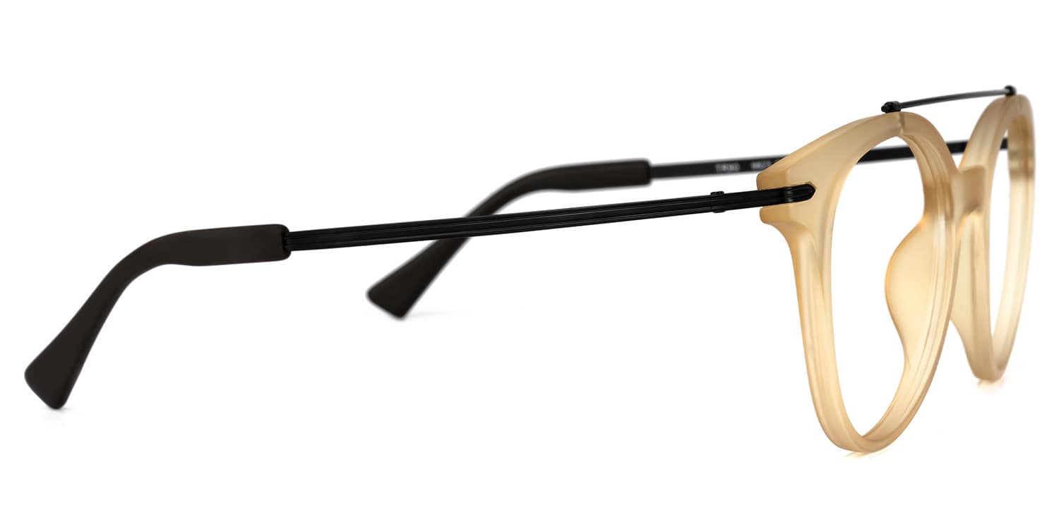 Luisa Round Champagne Glasses Zeelool Glasses