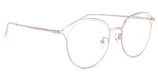 Edwards Geometric Rose-Gold Glasses2