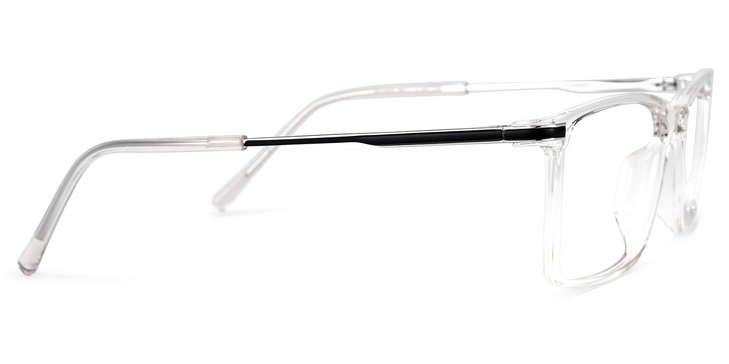 Mikysha Rectangle Clear Glasses | Zeelool Glasses2
