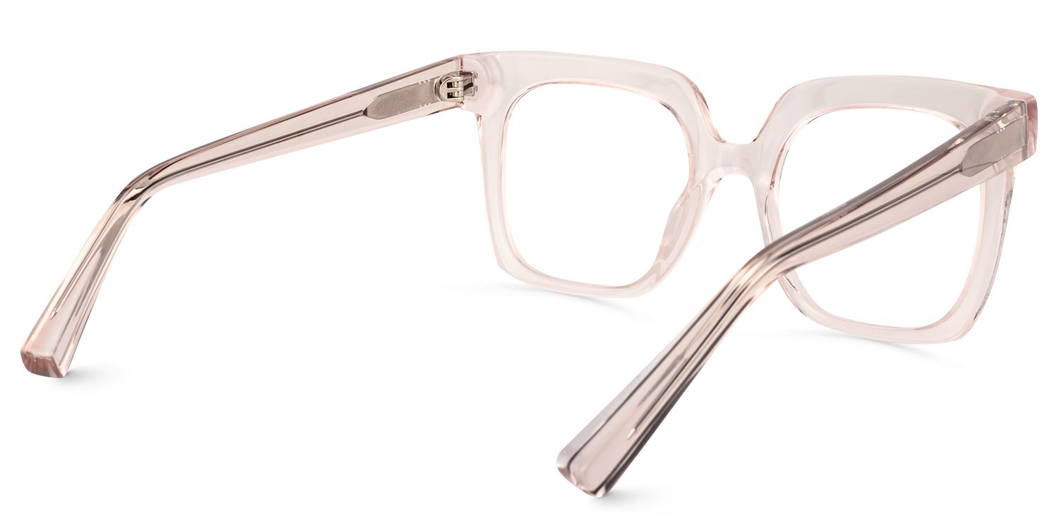 Dexter Square Beige Glasses | Zeelool Glasses4