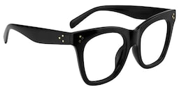 Gordon Rectangle Black Glasses2
