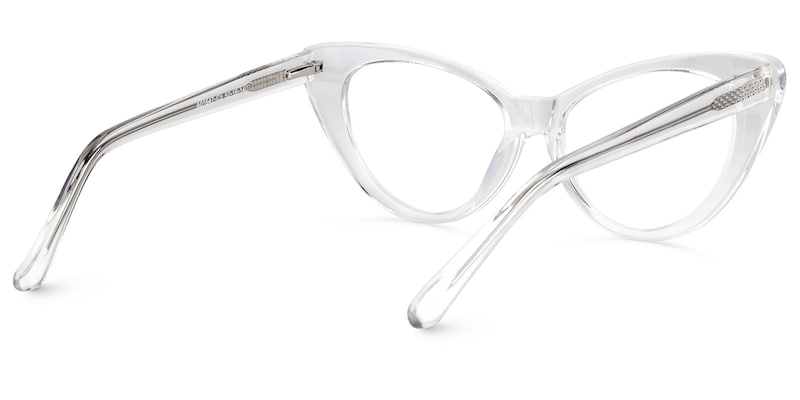 Alastair Cat Eye Crystal Glasses | Zeelool Glasses4