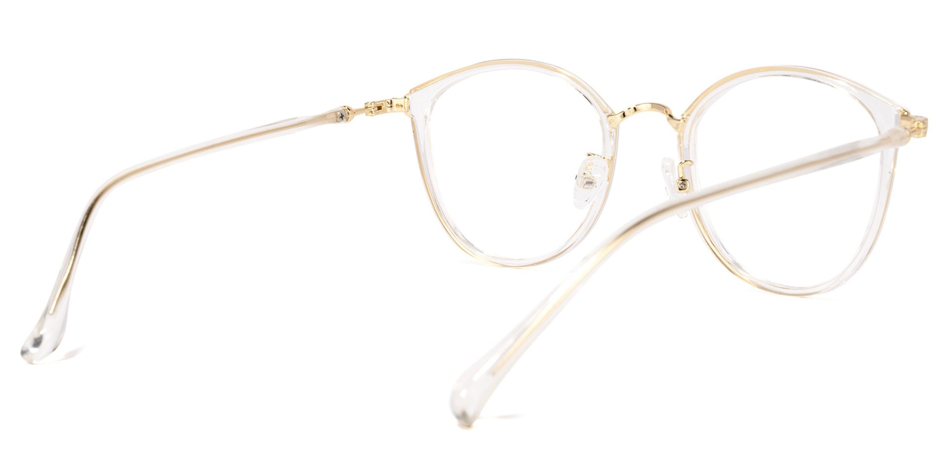 Irizarry Round Clear Glasses | Zeelool Glasses4