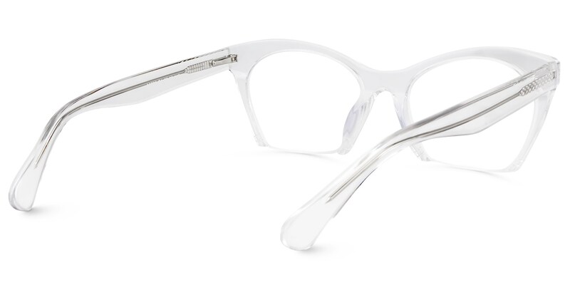 Christine Cat Eye Crystal Glasses | Zeelool Glasses4