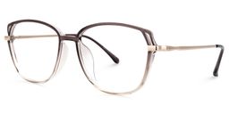 Haygood Purple Cat eye Glasses1