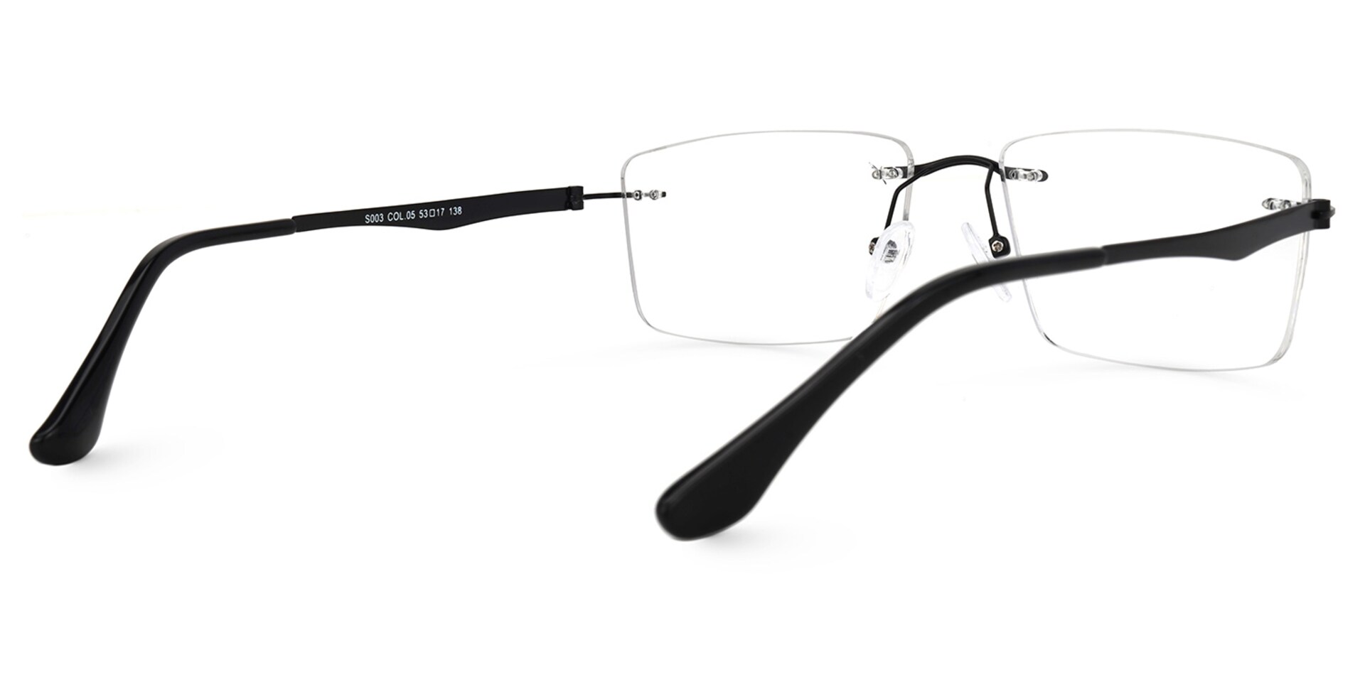 Hairston Square Black Glasses | Zeelool Glasses3