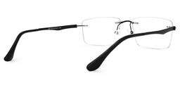 Hairston Square Black Glasses3