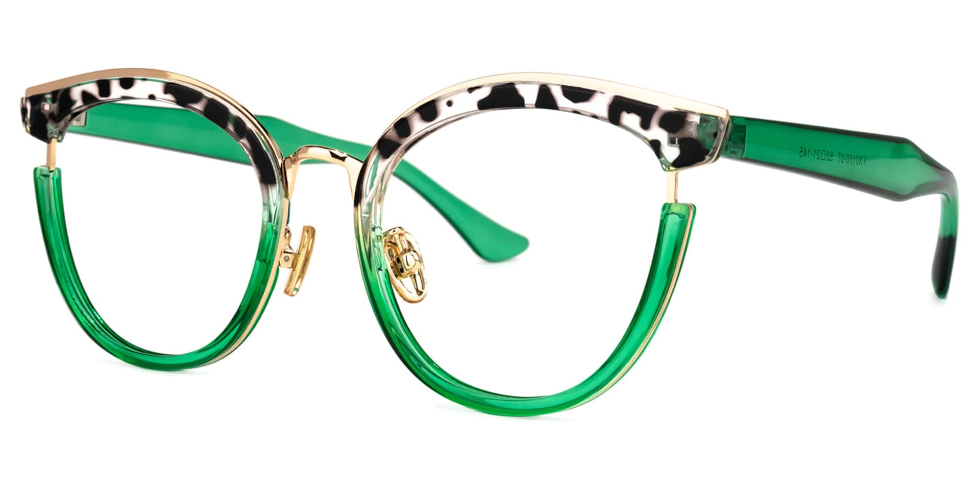 Laraine Cateye Two-Tone Eyeglasses and Glasses Frames1