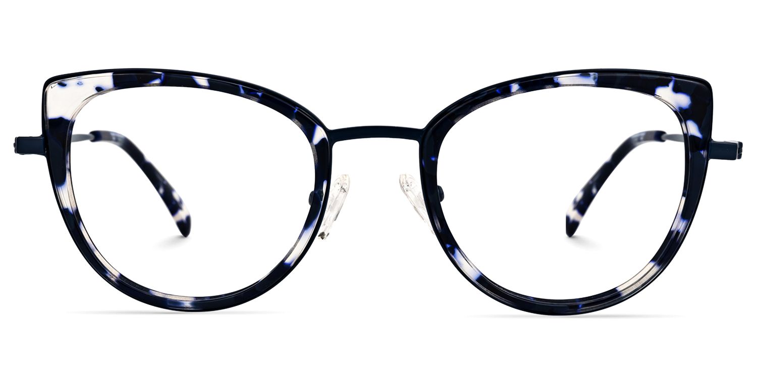 Taisha Cateye Blue-Tortoise Glasses | Zeelool Glasses0