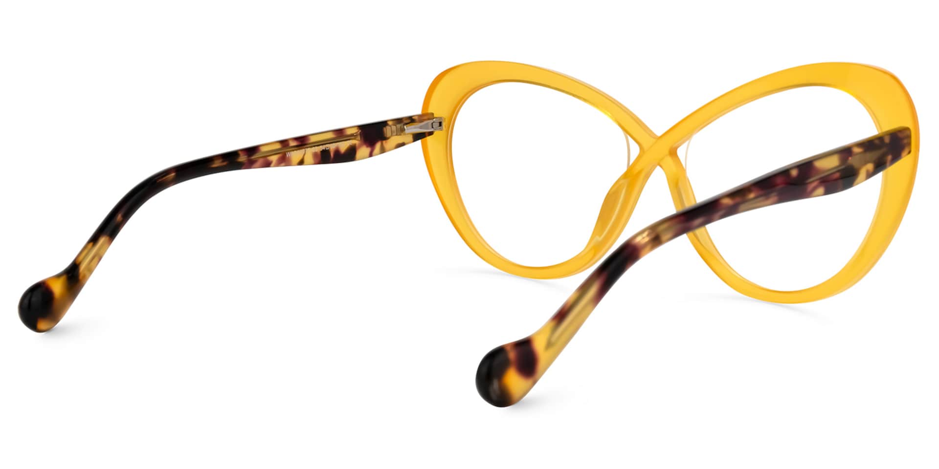 Charde Geometric Yellow Glasses | Zeelool Glasses3