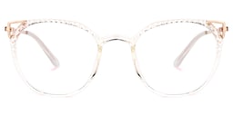 Tameya Cateye Crystal Glasses0