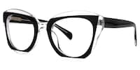 Karina Cateye Black Glasses1