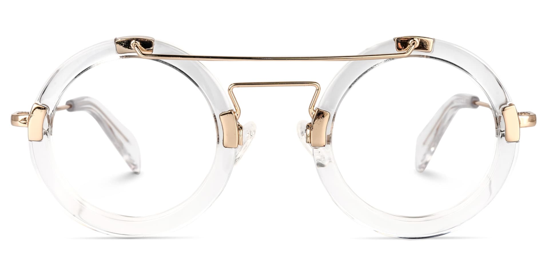 Martis Round Crystal Glasses | Zeelool Glasses0