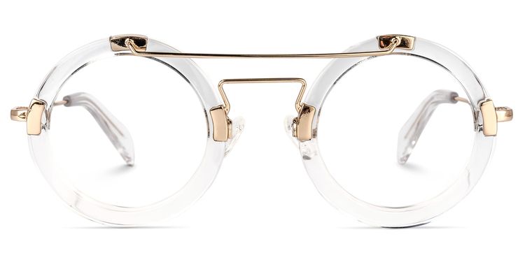 Martis Round Clear Glasses