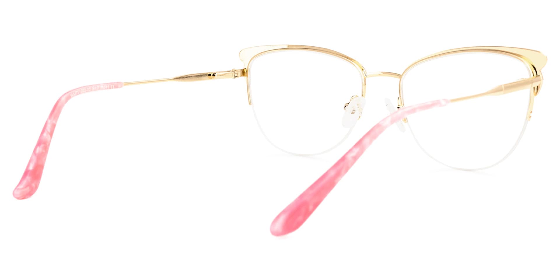 Pendy Browline Pink Glasses | Zeelool Glasses3