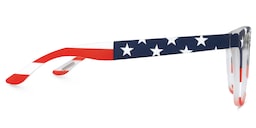 Theo Square USA Flag Glasses3