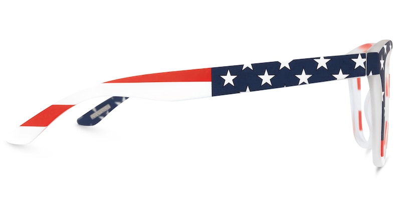 Dyer Square USA Flag Glasses | Zeelool Glasses3