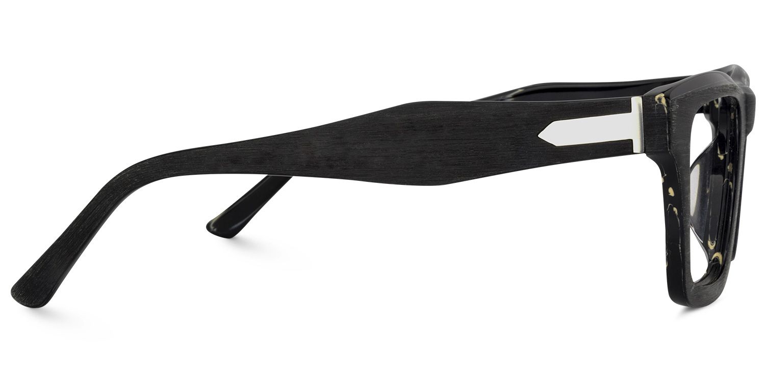 Rectangle Black Glasses | ZEELOOL Canada3