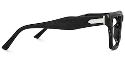 Riley Rectangle Black Glasses3