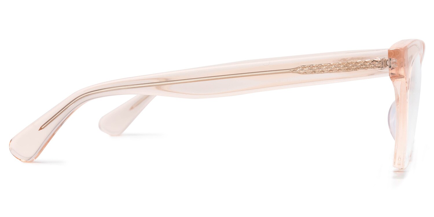 Christine Cat Eye Orange Glasses | Zeelool Glasses3