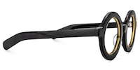 Calhoun Round Black Glasses2