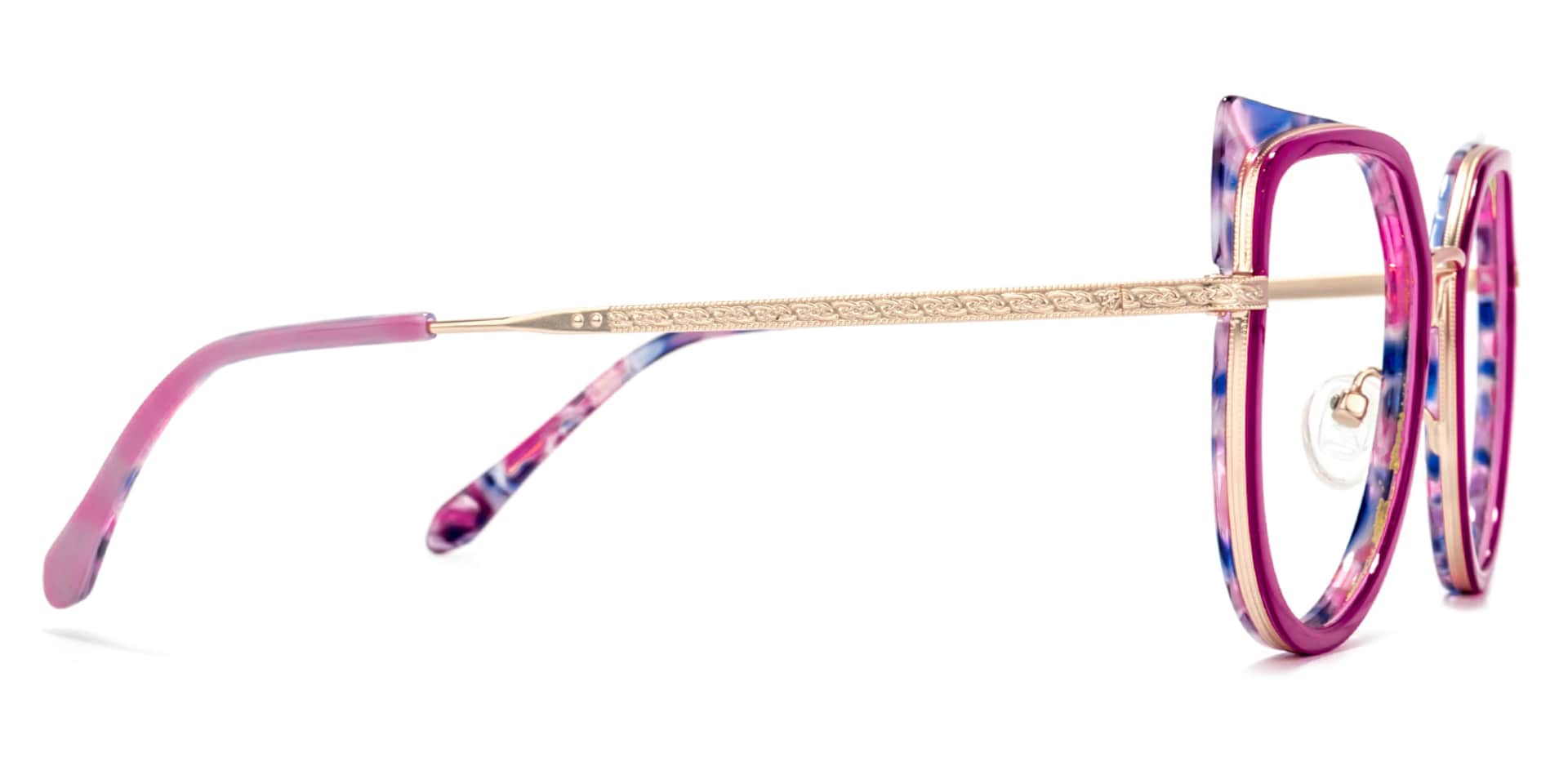 Felix Cateye Purple Glasses | Zeelool Glasses3