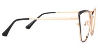 Maxwell Cateye Black Glasses3