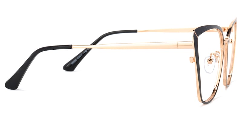 Maxwell Cateye Black Glasses | Zeelool Glasses3