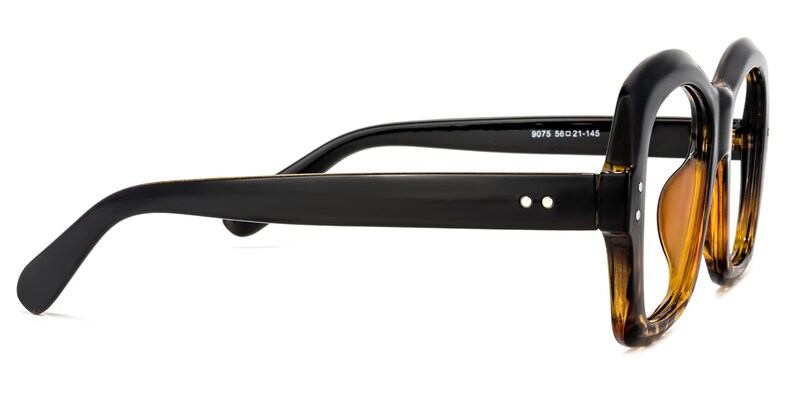 Mckenzie Square Black Glasses | Zeelool Glasses3