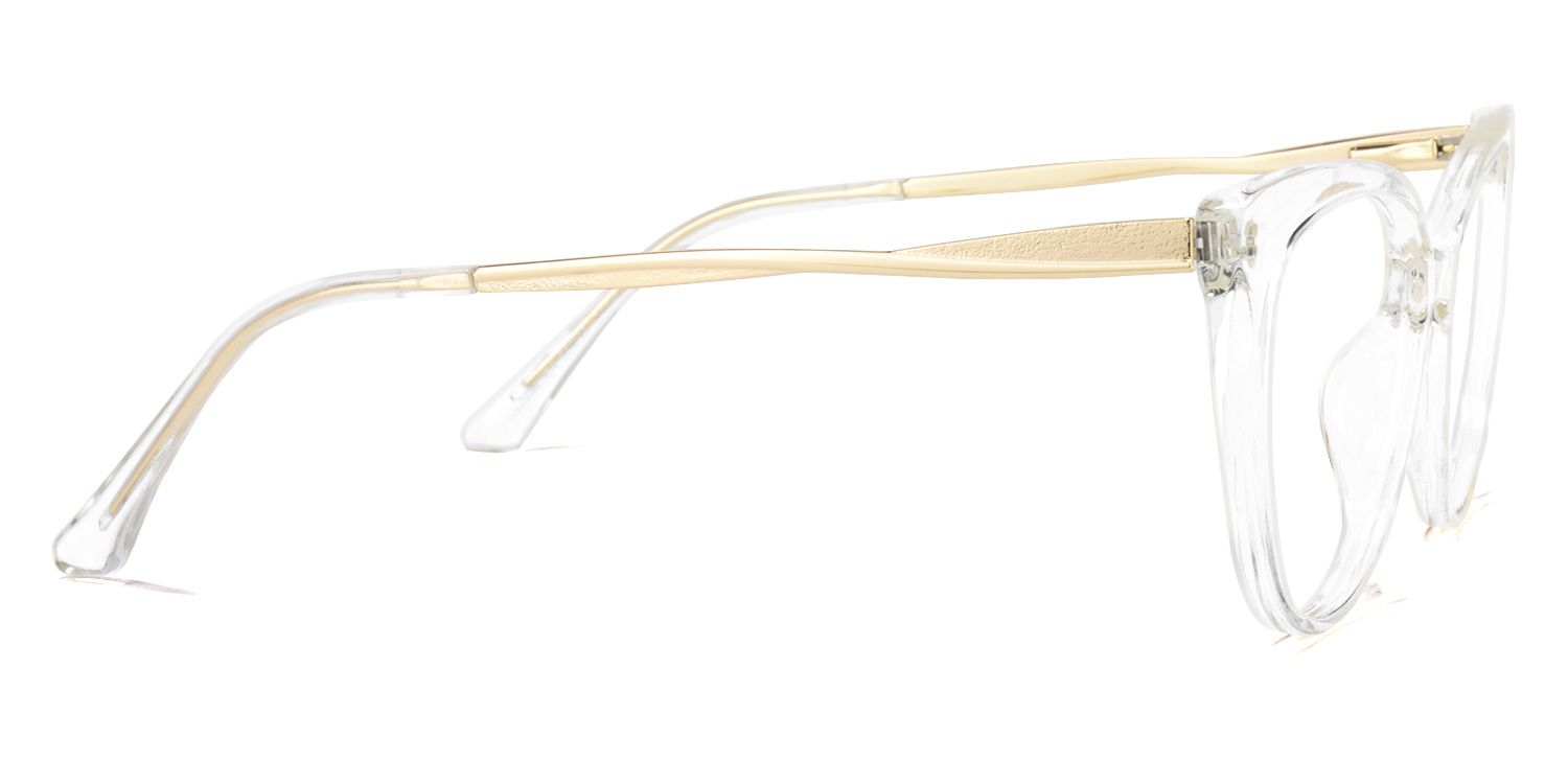 Marcus Cateye Clear Glasses | ZEELOOL Canada3