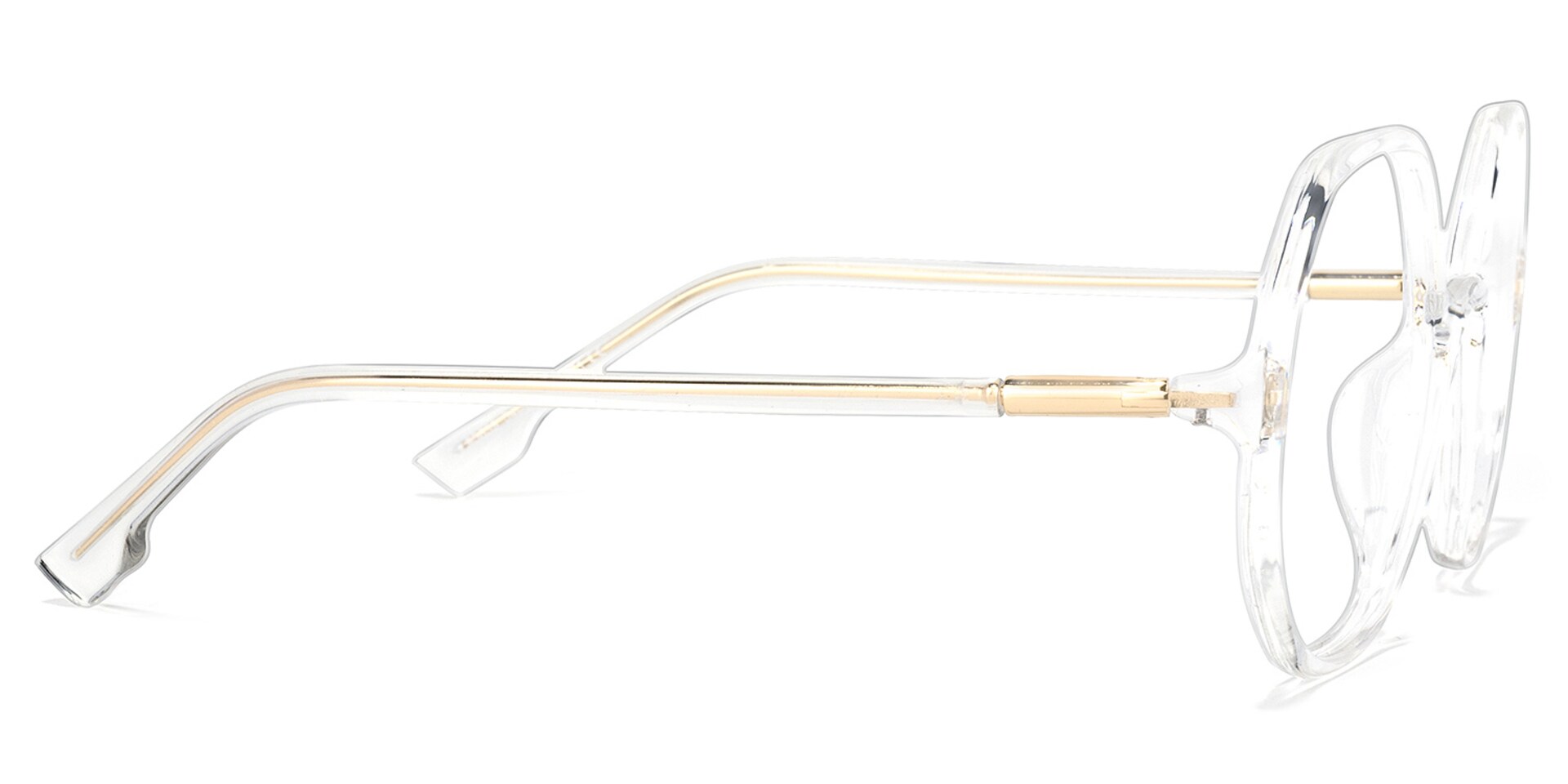 Noelle Geometric Crystal Glasses | Zeelool Glasses3