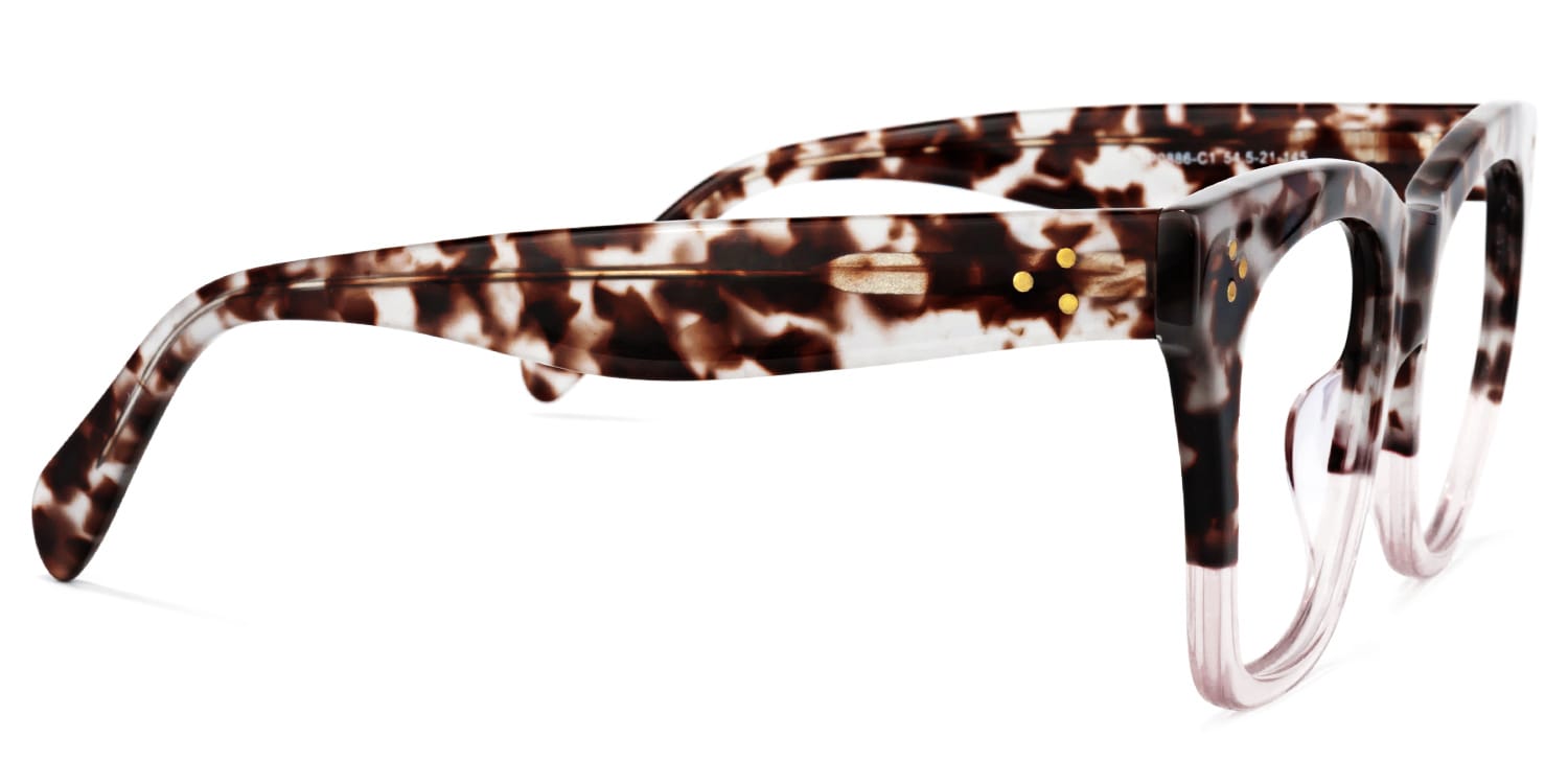 Tandy Rectangle Light-Tortoise Glasses3