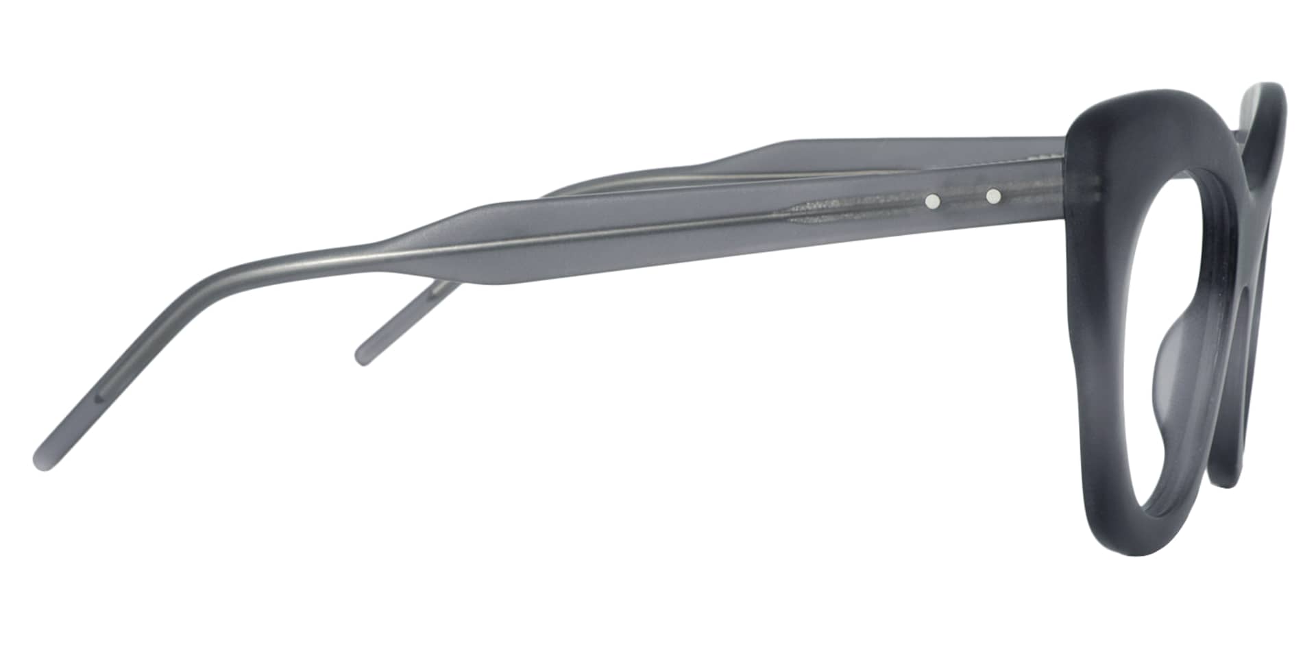 Cat-eye Gray Glasses | Zeelool Glasses3