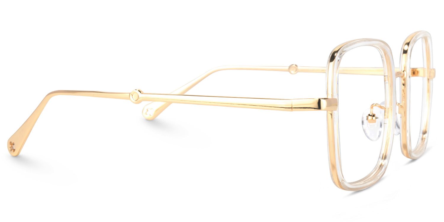 Ozzy Square Clear Glasses | Zeelool Glasses3