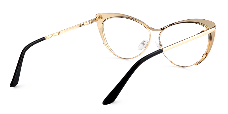 Ellen Cateye Black Glasses | Zeelool Glasses4