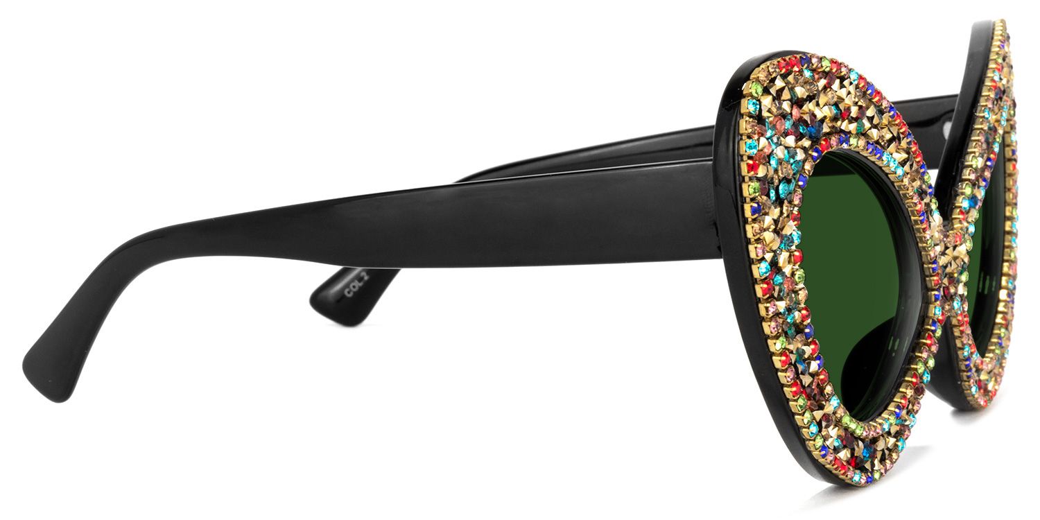 Poppy Cateye Colorful Sunglasses | Zeelool Glasses2