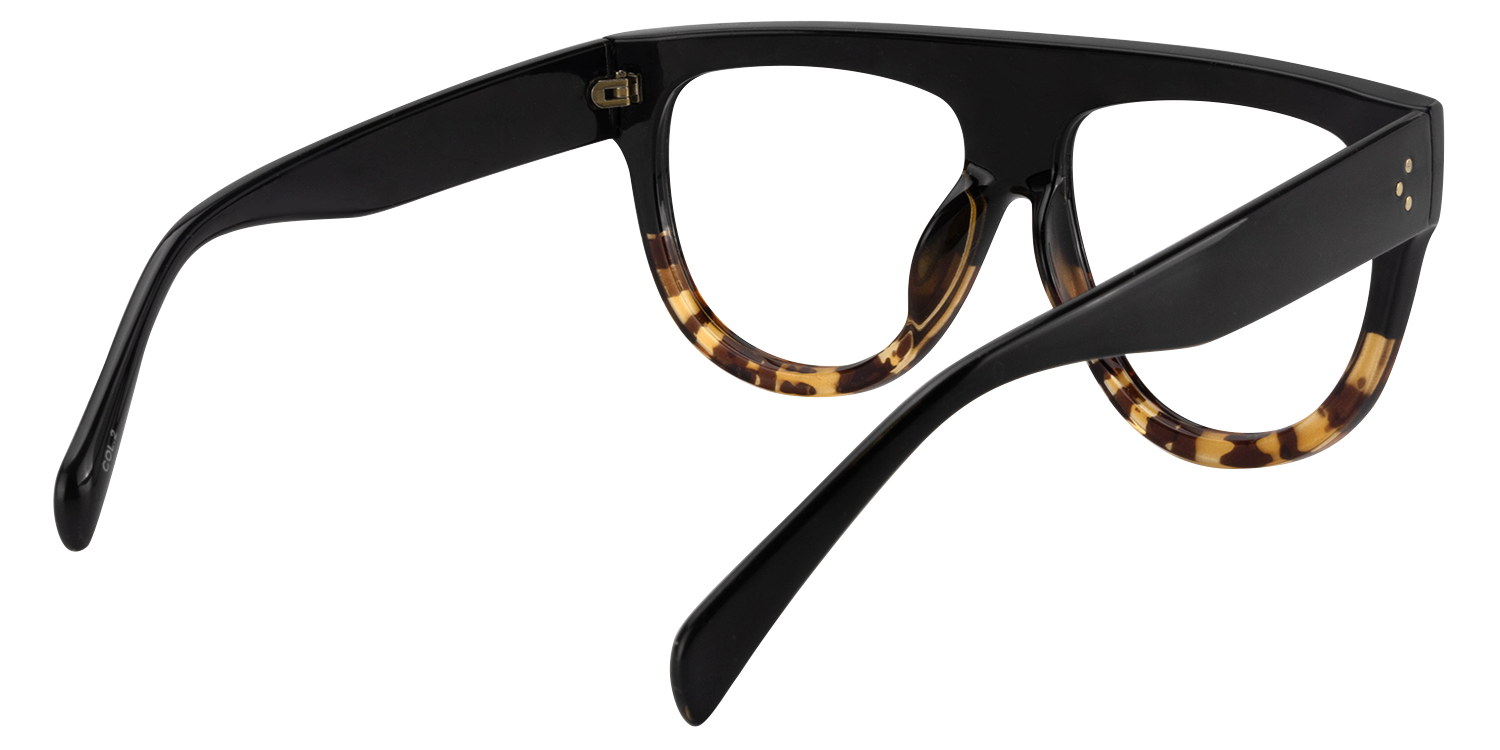 Jay Black Dark Tortoise Eyeglasses | Zeelool Optical5