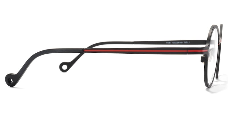 Tobey Round Black Glasses | Zeelool Glasses3
