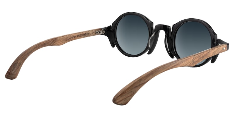 Charlie Round Black Sunglasses | Zeelool Glasses4