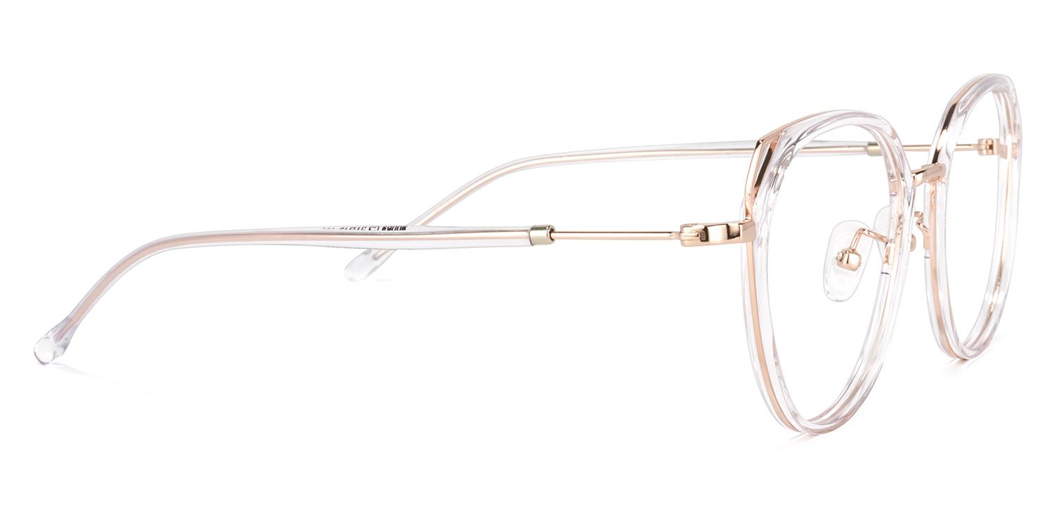 Ofelia Cateye Clear Glasses | Zeelool Glasses3